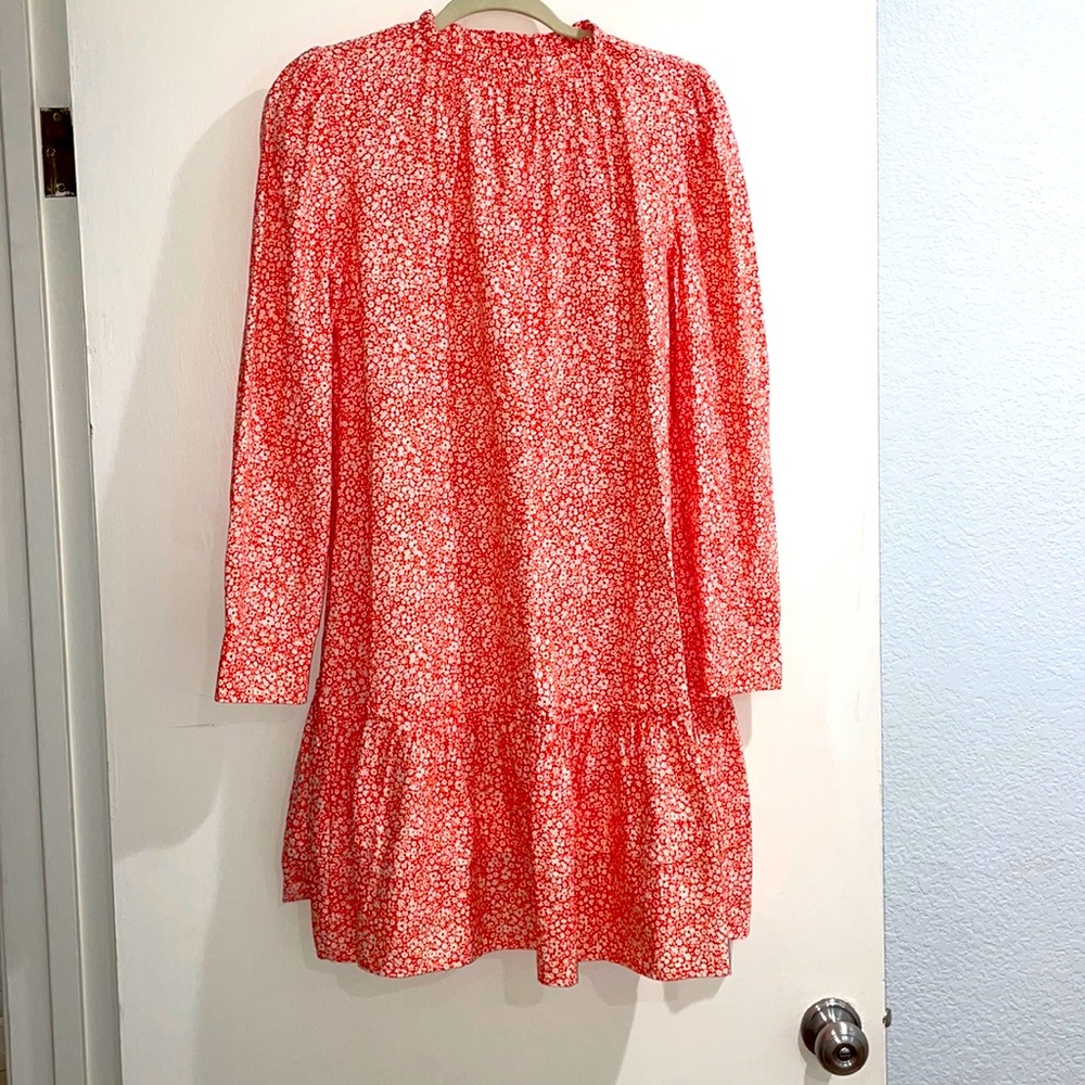 Orange+White Floral Dress by Universal Thread